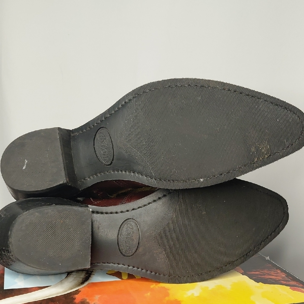 Abilene Boot Co. Dark Brown Western Boots - Picture 8 of 10